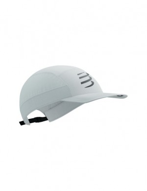 Caps ανδρικα Compressport 5 Panel Light Cap ασπρα | HZGOP-9160