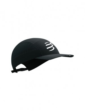 Caps ανδρικα Compressport 5 Panel Light Cap μαυρα | ITMOZ-7218