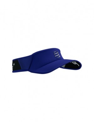 Caps ανδρικα Compressport Visor Ultralight μπλε μαυρα | YKADU-8157