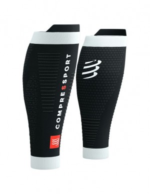 Compression Sleeves ανδρικα Compressport R2 3.0 μαυρα | DHZYV-6928