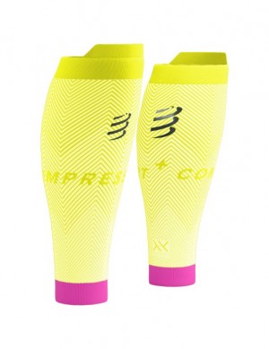 Compression Sleeves γυναικεια Compressport R2 Oxygen κίτρινα | SNRWC-4290