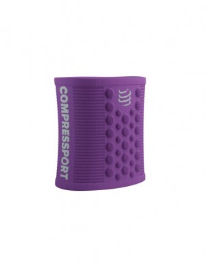 Αξεσουαρ Compressport Sweatbands 3D.Dots μωβ ασπρα | ENUQB-9273