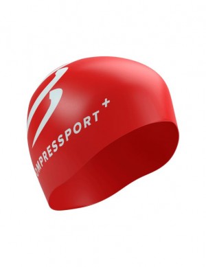 Αξεσουαρ Compressport Swim Cap κοκκινα | NDUWE-4015