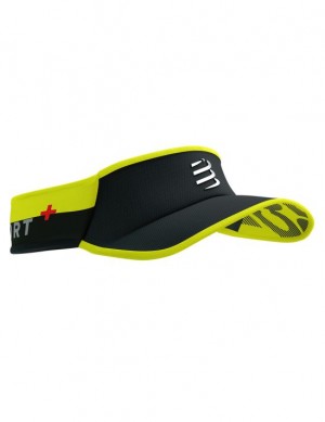 Αξεσουαρ Compressport Visor Ultralight Flash μαυρα κίτρινα | EAJXO-3597