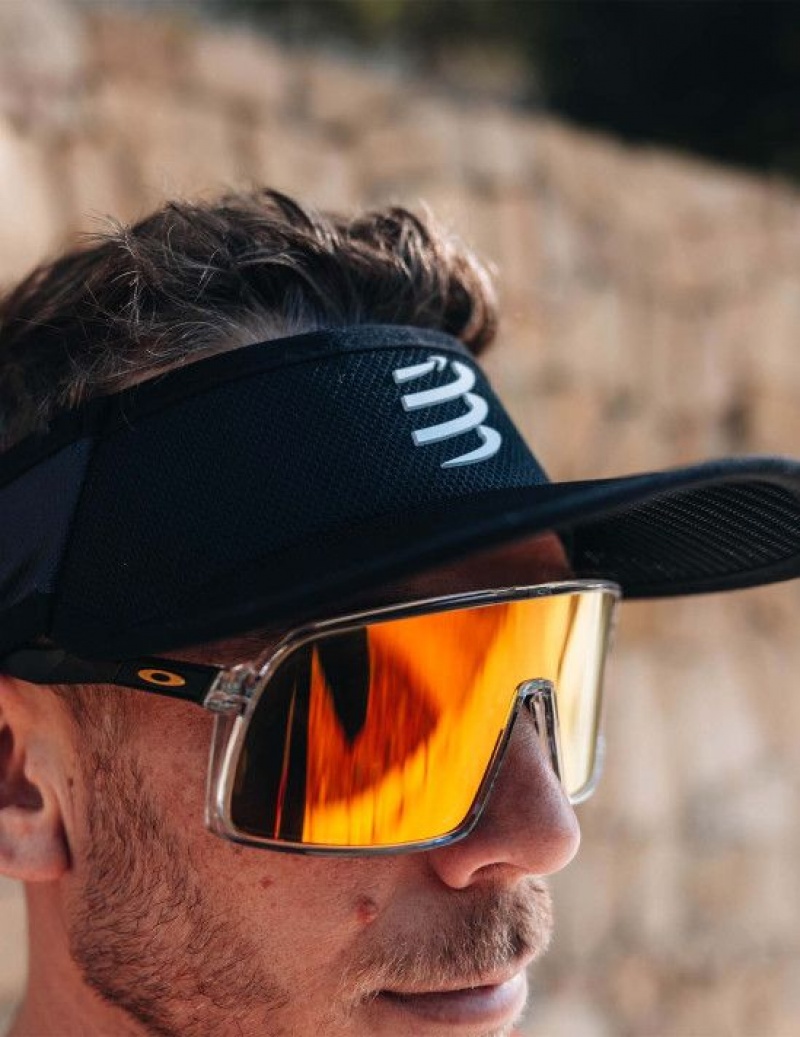 Caps Compressport Spiderweb Ultralight Visor μαυρα | ELZHB-4167