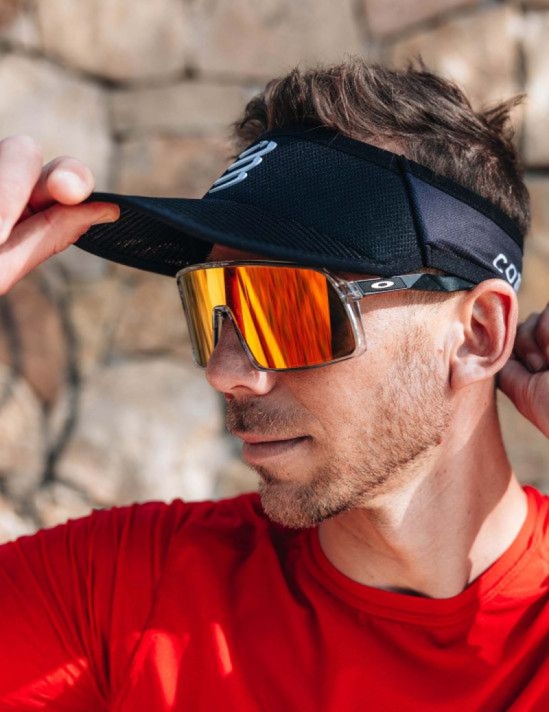 Caps Compressport Spiderweb Ultralight Visor μαυρα | ELZHB-4167