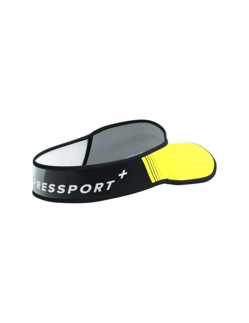 Caps Compressport Visor Ultralight κίτρινα μαυρα | BUWOL-0734