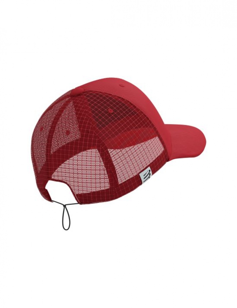 Caps Compressport αγωνιστικα Trucker Cap κοκκινα | PCLEY-4579