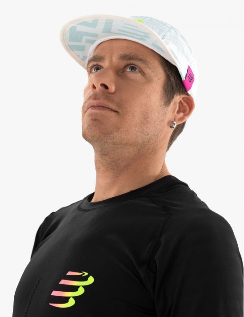 Caps ανδρικα Compressport 5 Panel Light Cap Πολύχρωμο | HGQEA-7942