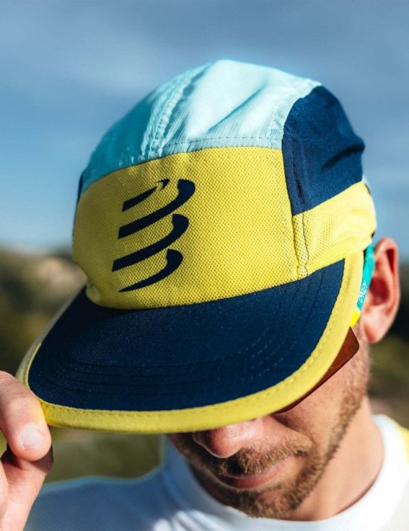 Caps γυναικεια Compressport 5 Panel Light Cap πρασινο | OHKBF-3591