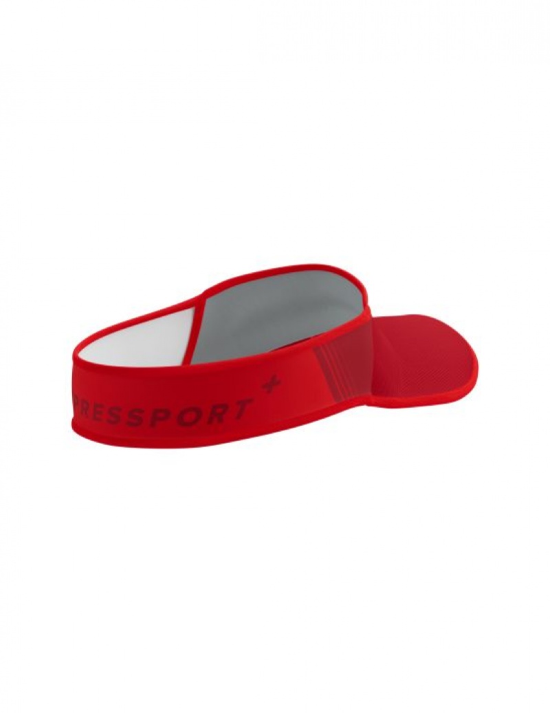 Caps ανδρικα Compressport Visor Ultralight κοκκινα | MBIYG-5871