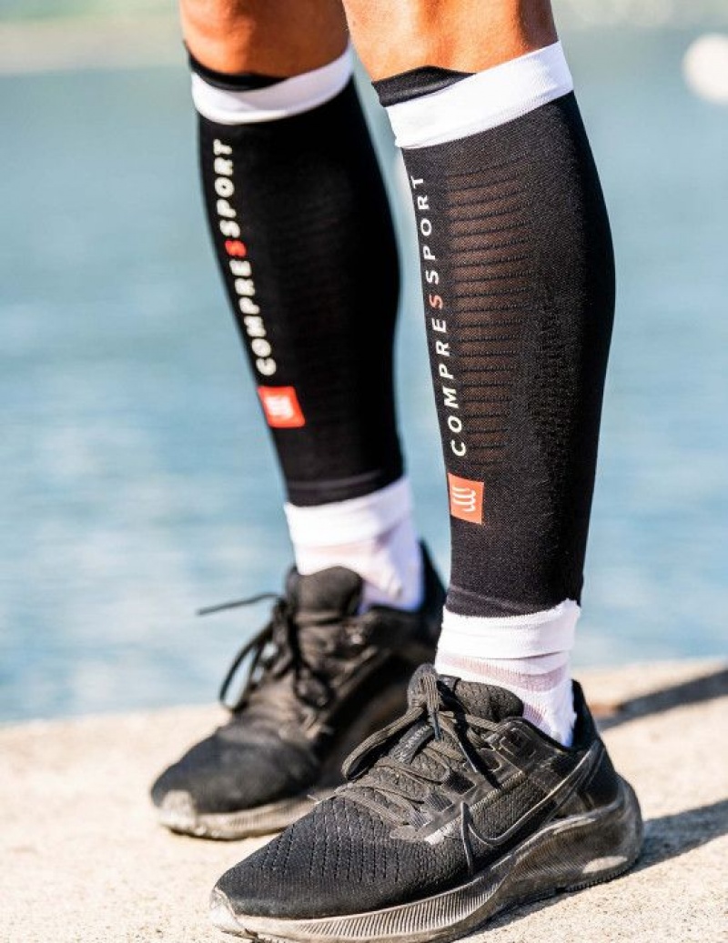 Compression Sleeves γυναικεια Compressport R2 3.0 μαυρα | FOZEQ-7108