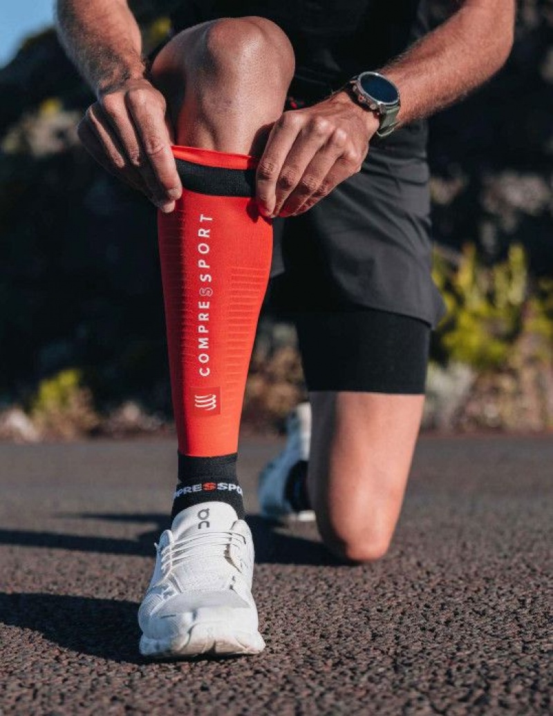 Compression Sleeves ανδρικα Compressport R2 3.0 κοκκινα | KAENY-0298