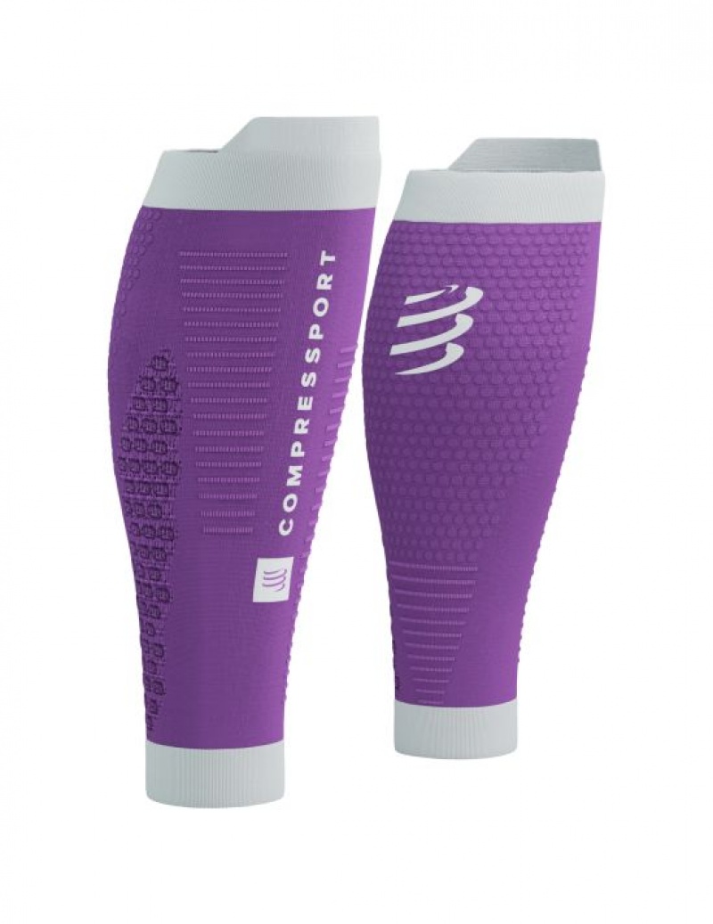 Compression Sleeves γυναικεια Compressport R2 3.0 μωβ ασπρα | MKCXV-6739