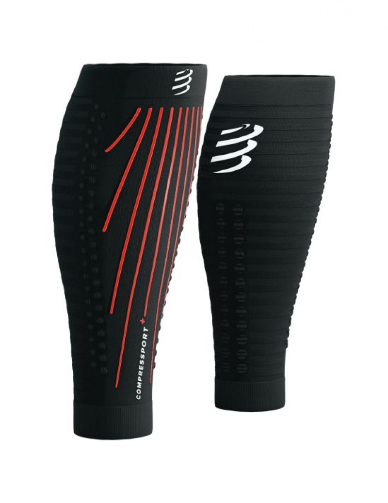 Compression Sleeves γυναικεια Compressport R2 AERO μαυρα | PGYKA-7194