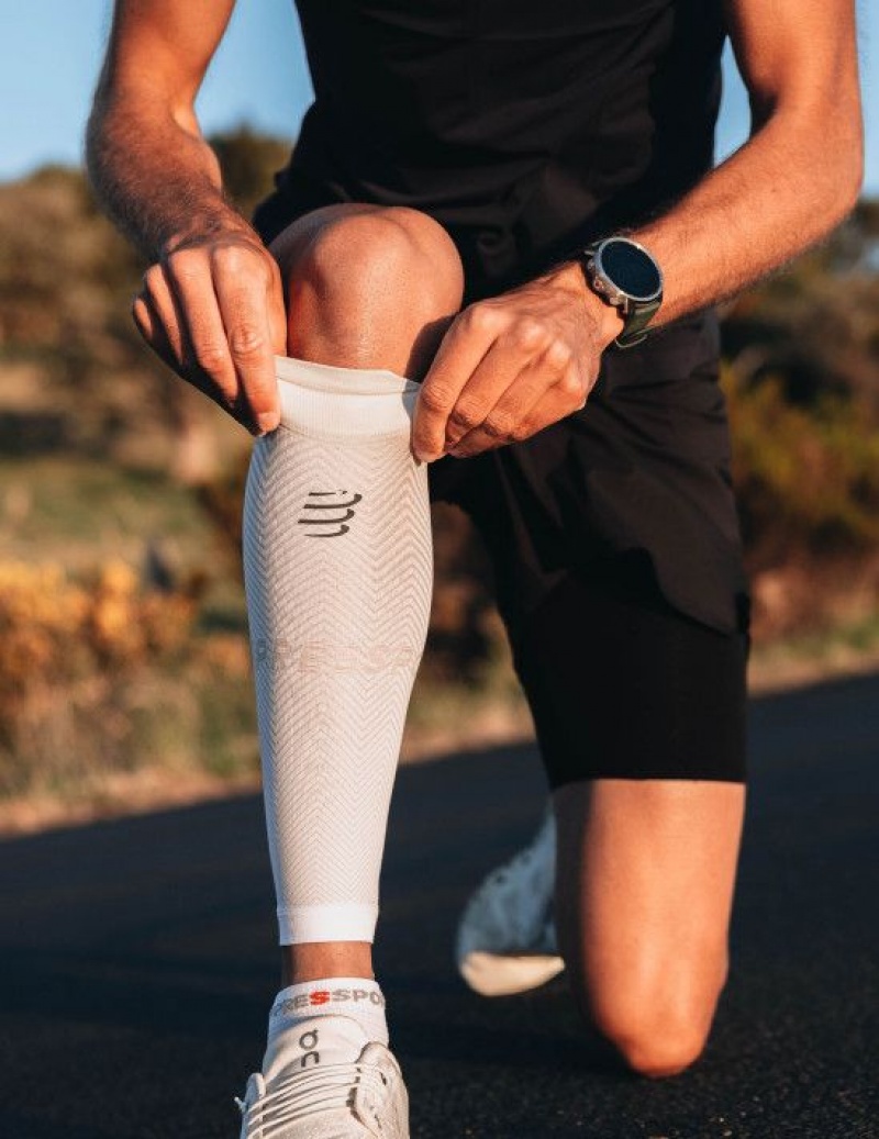 Compression Sleeves γυναικεια Compressport R2 Oxygen ασπρα | EPWUR-2634