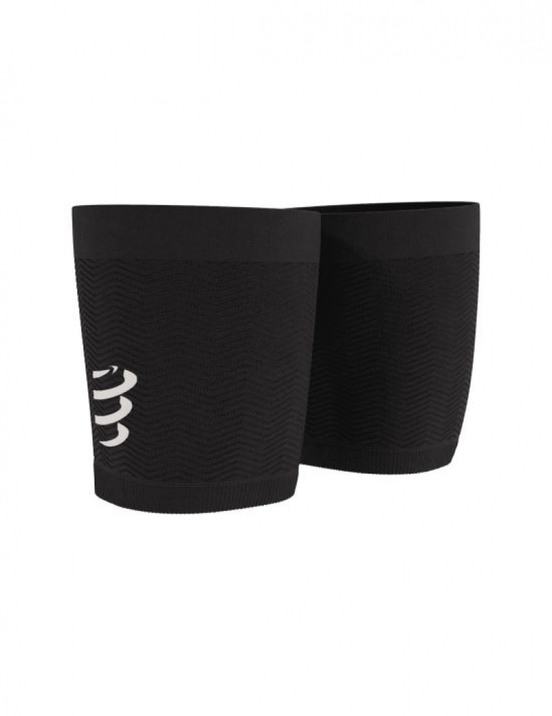 Compression Sleeves γυναικεια Compressport Under Control Quad Compression leg Sleeve μαυρα | TMWYR-3925