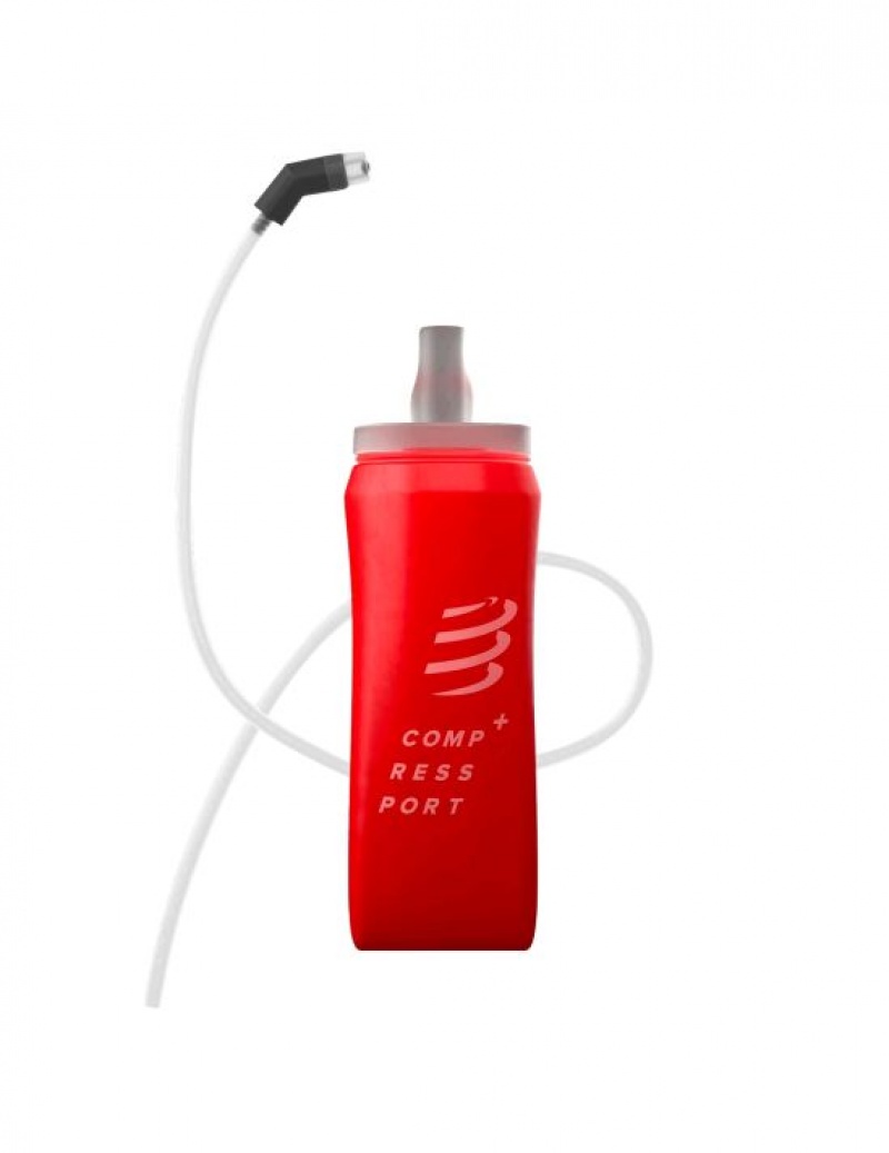 Hydration ΣΑΚΙΔΙΟ ΠΛΑΤΗΣ γυναικεια Compressport ErgoFlask 500mL + Tube κοκκινα | SOKAC-2980