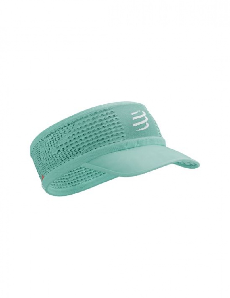 Visors ανδρικα Compressport Spiderweb Headband On/Off μπλε | BNIVR-8019