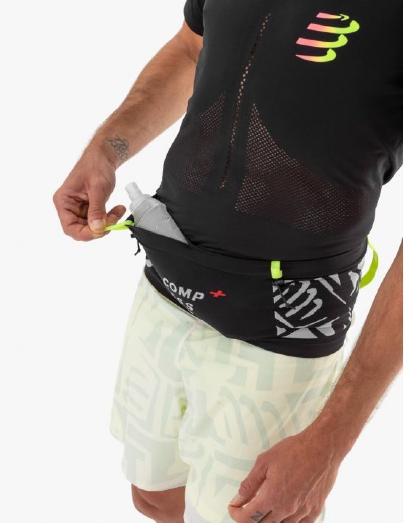 Αξεσουαρ Compressport Free Belt Pro μαυρα ασπρα | FQDYP-0169