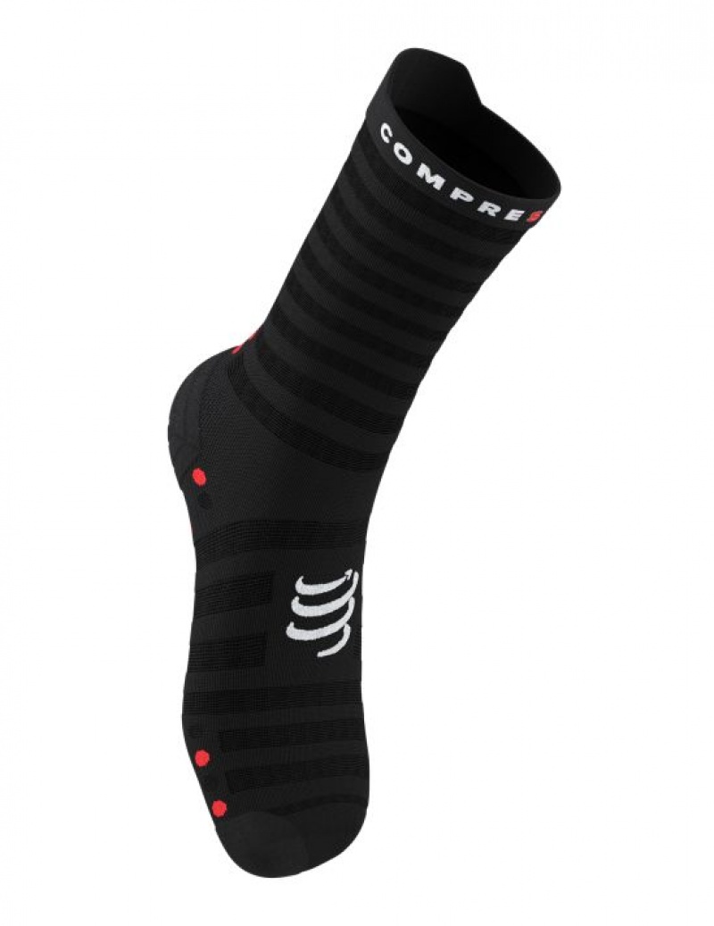 Καλτσεσ Compressport Pro αγωνιστικα Socks v4.0 Ultralight Run High μαυρα κοκκινα | CFJWZ-0578