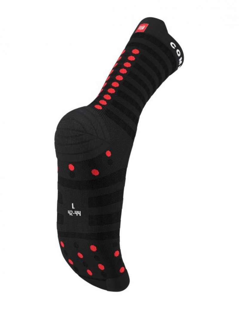 Καλτσεσ Compressport Pro αγωνιστικα Socks v4.0 Ultralight Run High μαυρα κοκκινα | CFJWZ-0578