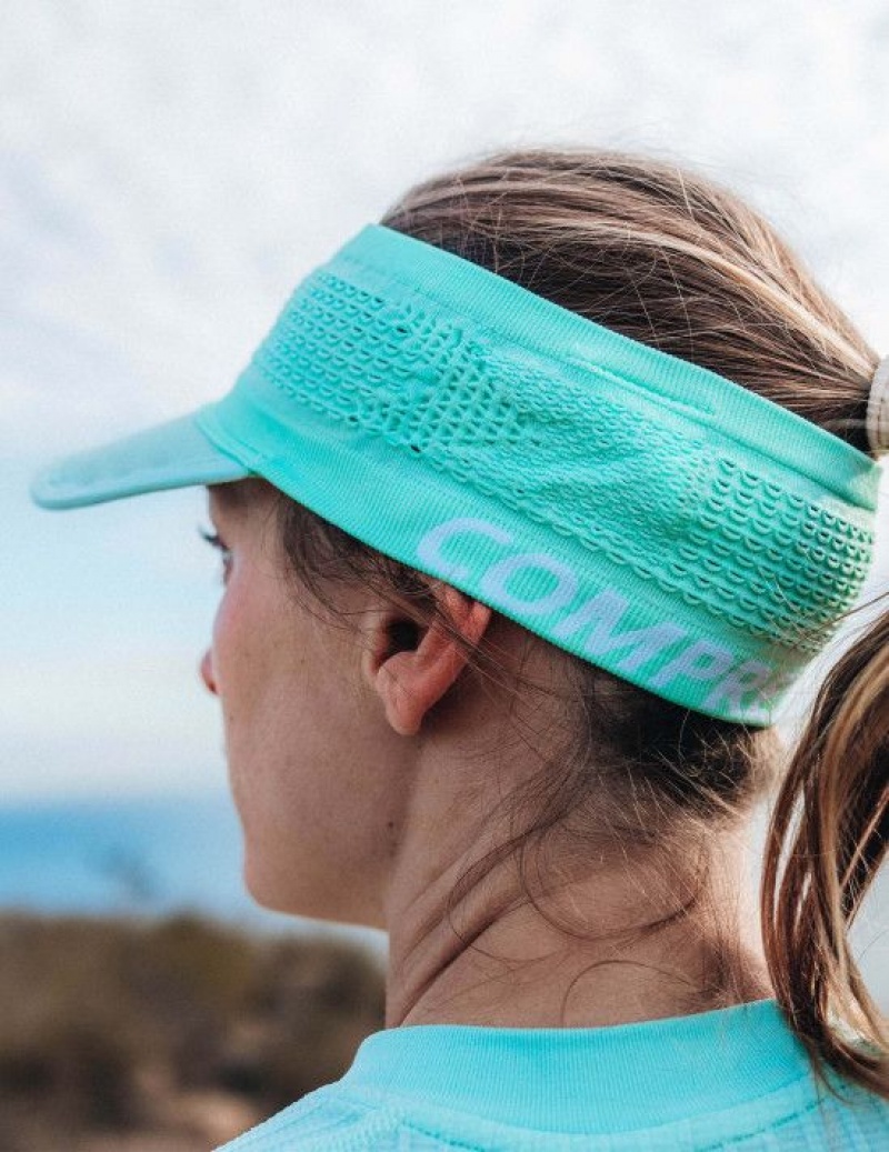 Αξεσουαρ Compressport Spiderweb Headband On/Off μπλε | CGKZE-0736