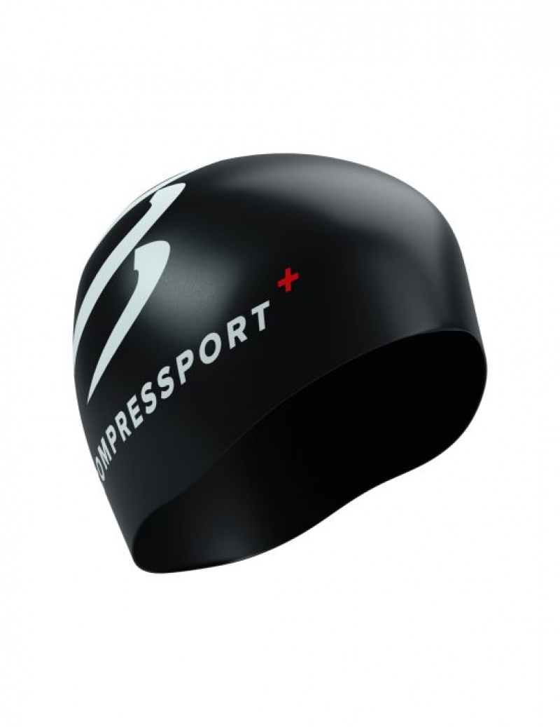 Αξεσουαρ Compressport Swim Cap μαυρα | IQWTG-3049