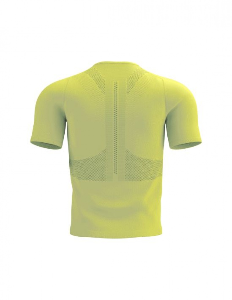 μπλουζακια Compressport Trail Half-Zip Fitted SS Top πρασινο | HPXOD-4351