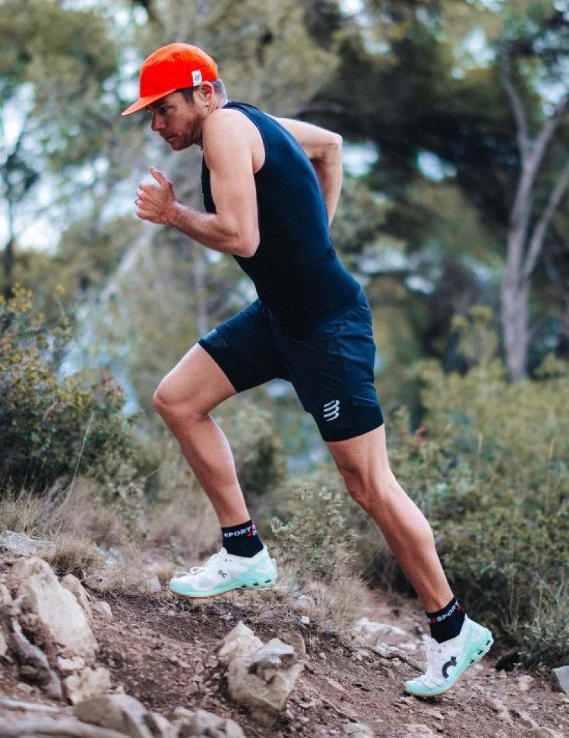 μπλουζακια Compressport Trail Postural Tank Top M μαυρα | ZRICQ-7936