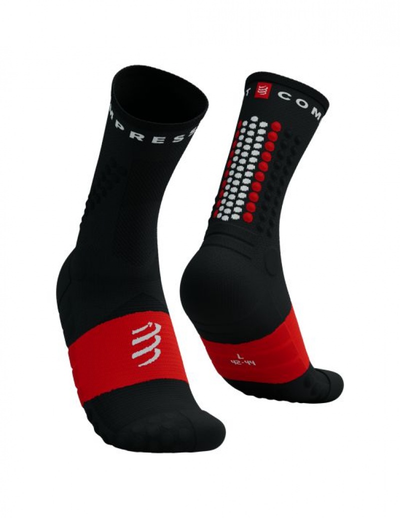 Καλτσεσ Compressport Ultra Trail Socks V2.0 μαυρα κοκκινα | RPQID-1985