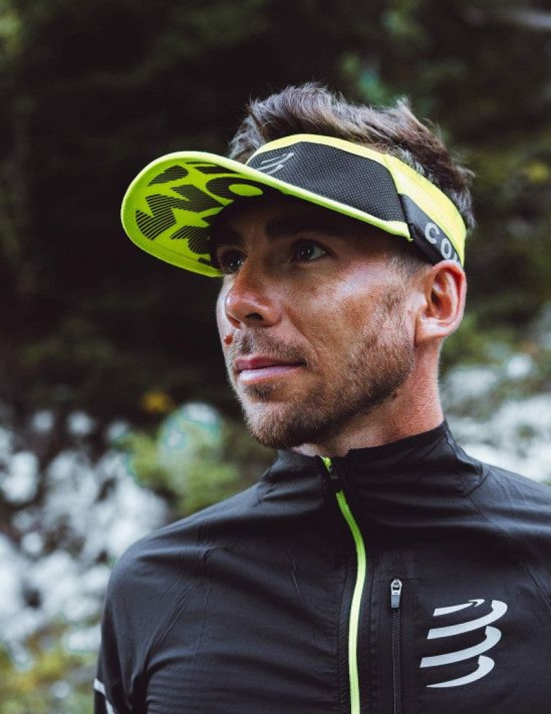 Αξεσουαρ Compressport Visor Ultralight Flash μαυρα κίτρινα | EAJXO-3597