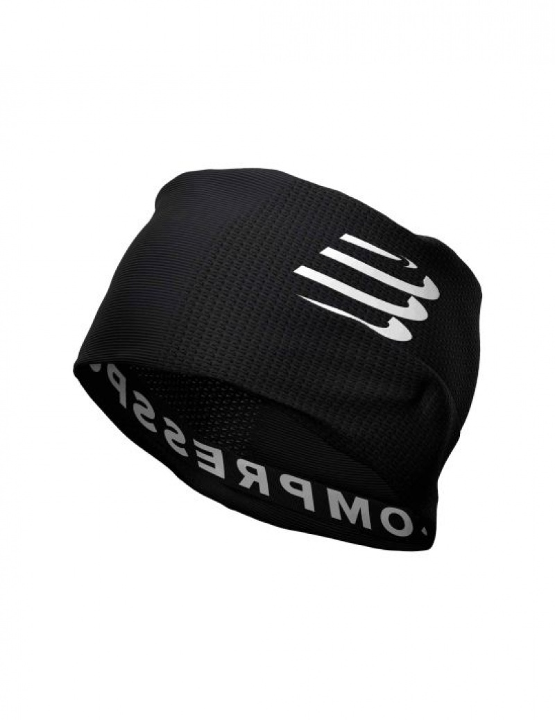 Αξεσουαρ ανδρικα Compressport 3D Thermo UltraLight Headtube μαυρα | XTDRJ-1845