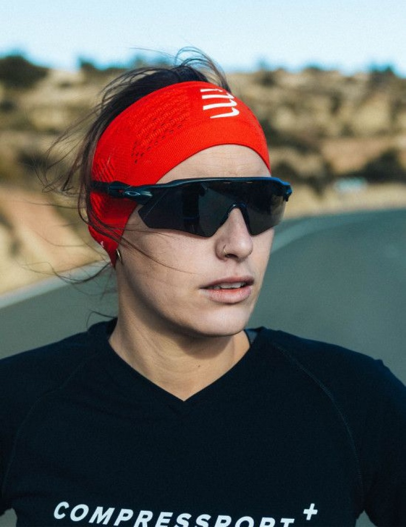 Αξεσουαρ ανδρικα Compressport Headband On/Off κοκκινα | KQCTI-8549