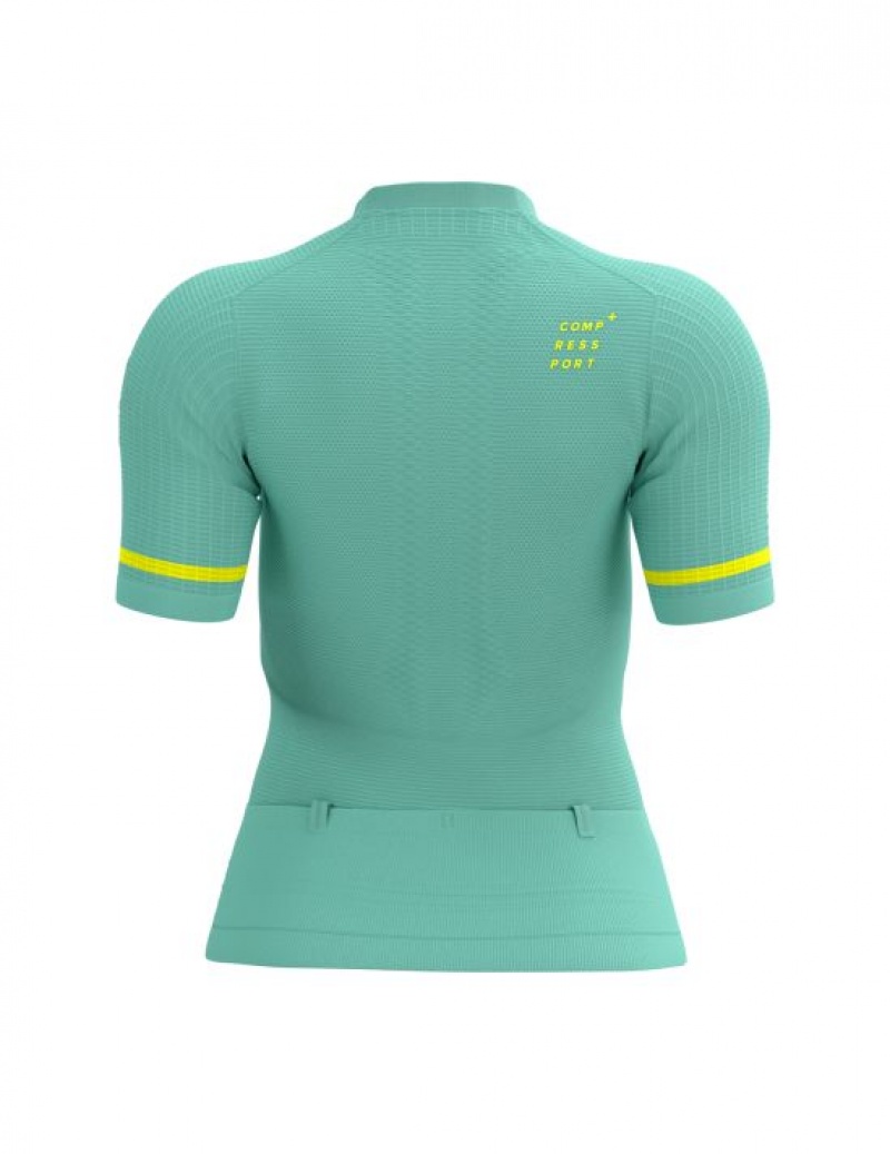 μπλουζακια γυναικεια Compressport Trail Postural SS Top W μπλε | QACDV-0976