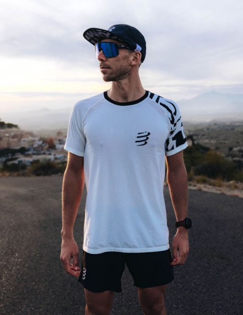 μπλουζακια ανδρικα Compressport Αθλητικά SS Tshirt M Πολύχρωμο | HRYZU-1469