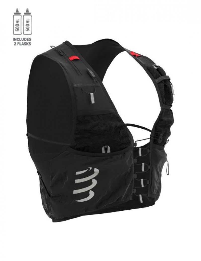 Σακίδιο Για Τρέξιμο γυναικεια Compressport UltRun S Pack Evo 10 μαυρα | ULOHG-0263