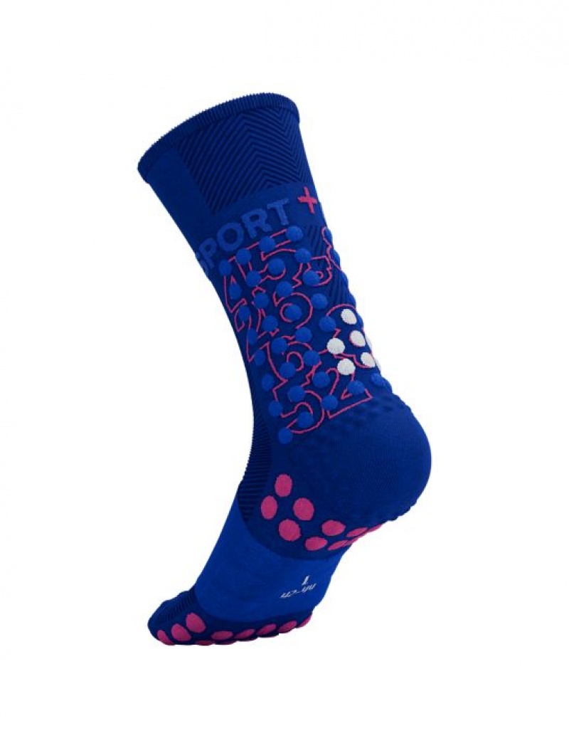 καλτσες για τρεξιμο ανδρικα Compressport Ultra Trail Socks-UTMB 2023 Πολύχρωμο | JYFVS-0649