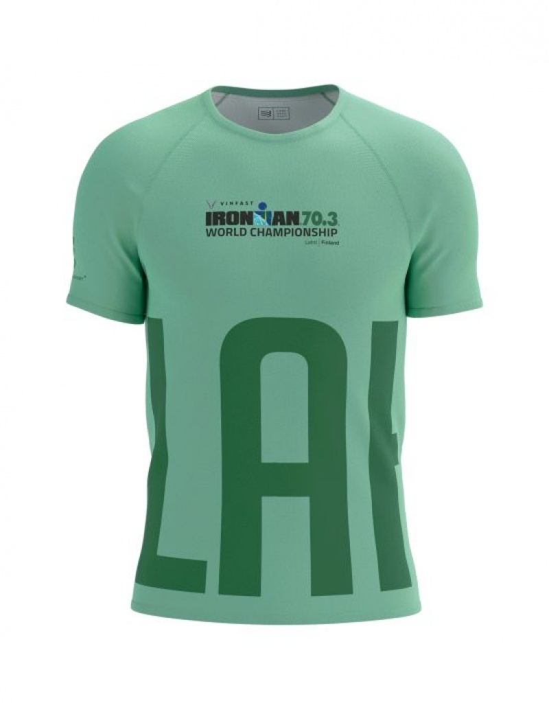 πουκάμισα για τρέξιμο ανδρικα Compressport Αθλητικά SS Tshirt M Πολύχρωμο | URPCS-6309